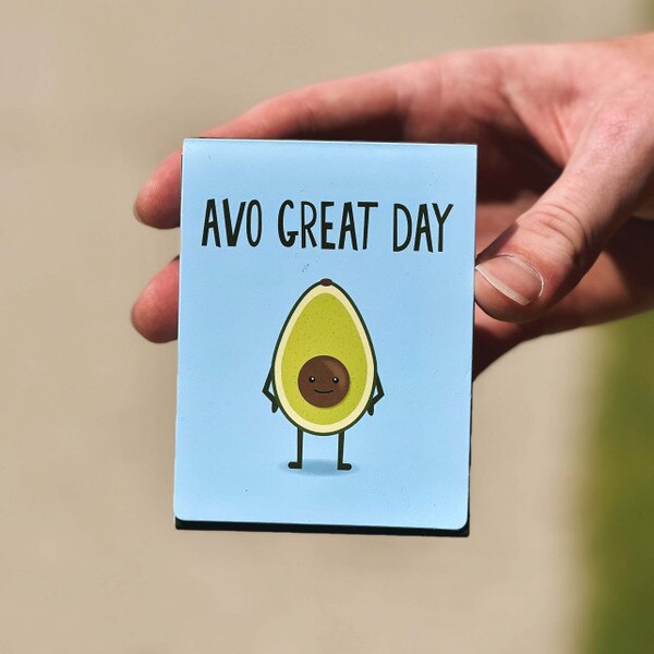 Punny Avocado Pocket Note